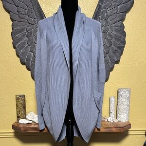 Lululemon Gray Open Front Cardigan Sweater